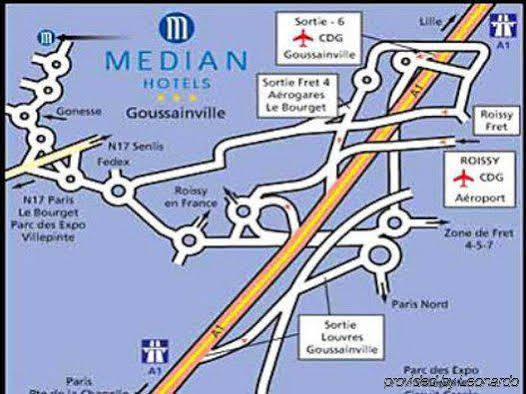 Median Roissy Cdg Aeroport Hotell Goussainville  Exteriör bild
